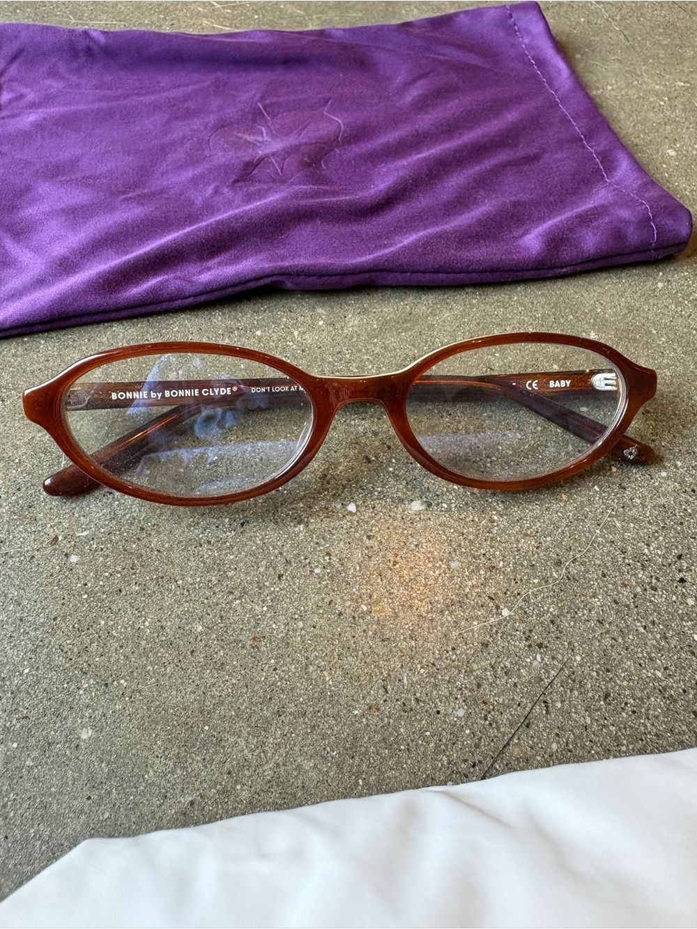 Bonnie Clyde baby glasses